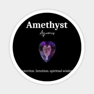 Amethyst Crystal Traits Magnet